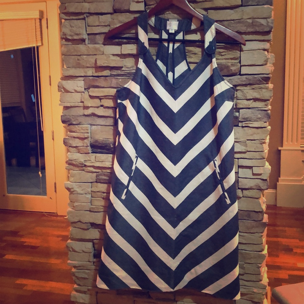 Anthropologie Postmark Striped Dress